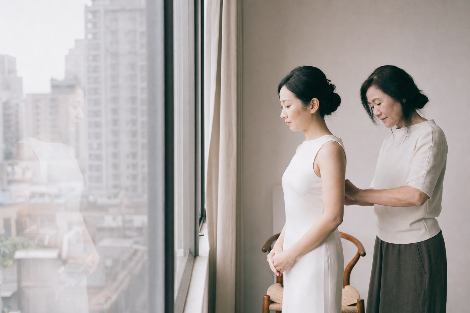 婚礼之前，AI 测试图片