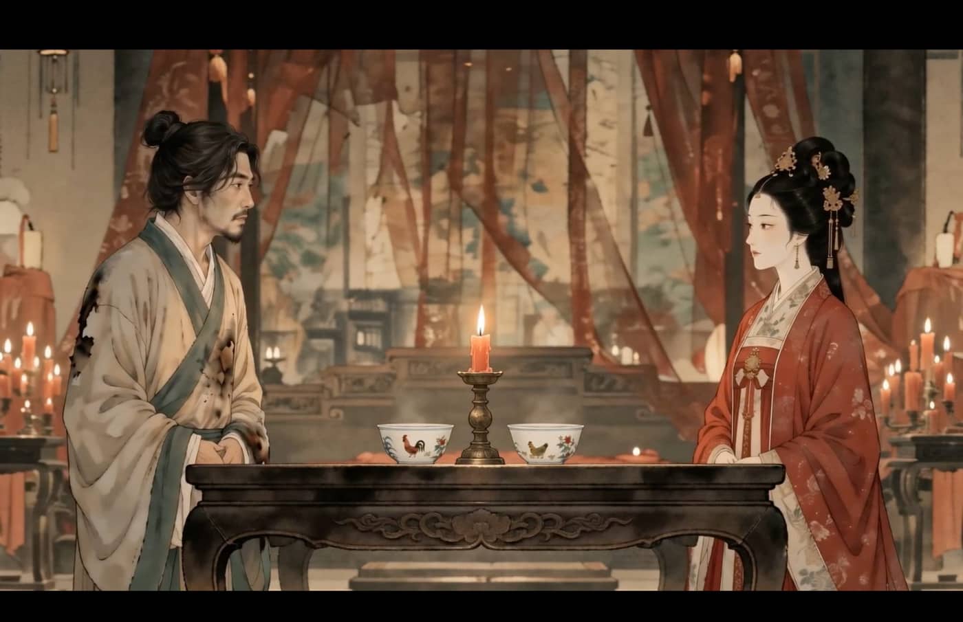 叶明星 AIGC 电影《纸嫁郎》画面 06